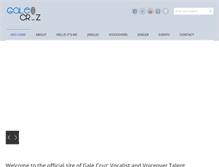 Tablet Screenshot of galecruz.com